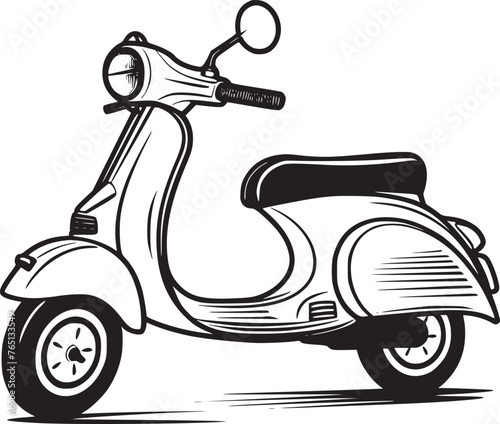 Scooter Design For T Shirt. Beautifull Scooters for men or Girl. Design For All.