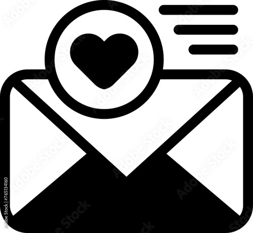 Communication, email, favourite, heart Icon