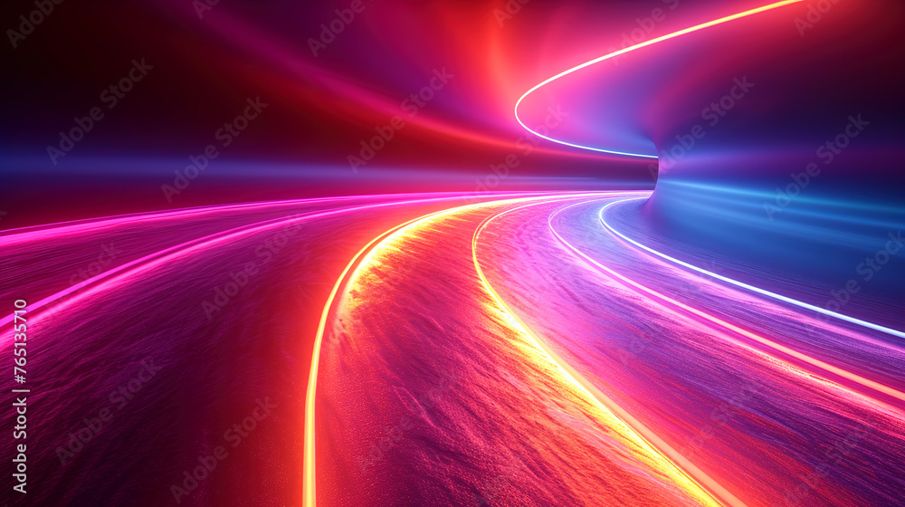 3D colorful high speed wave lines dimensional abstract background 3D colorful high speed wave lines dimensional abstract background