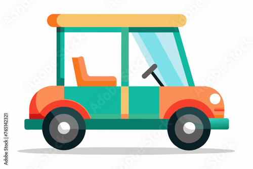 golf car vector illustration