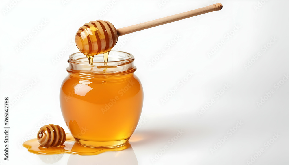 Honey isolated on white background Honey isolated on white background