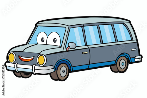 hearse car vector illustration