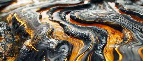 Marble and Agate Patterns, Abstract Artistic Representation of Natural Beauty and Complexity