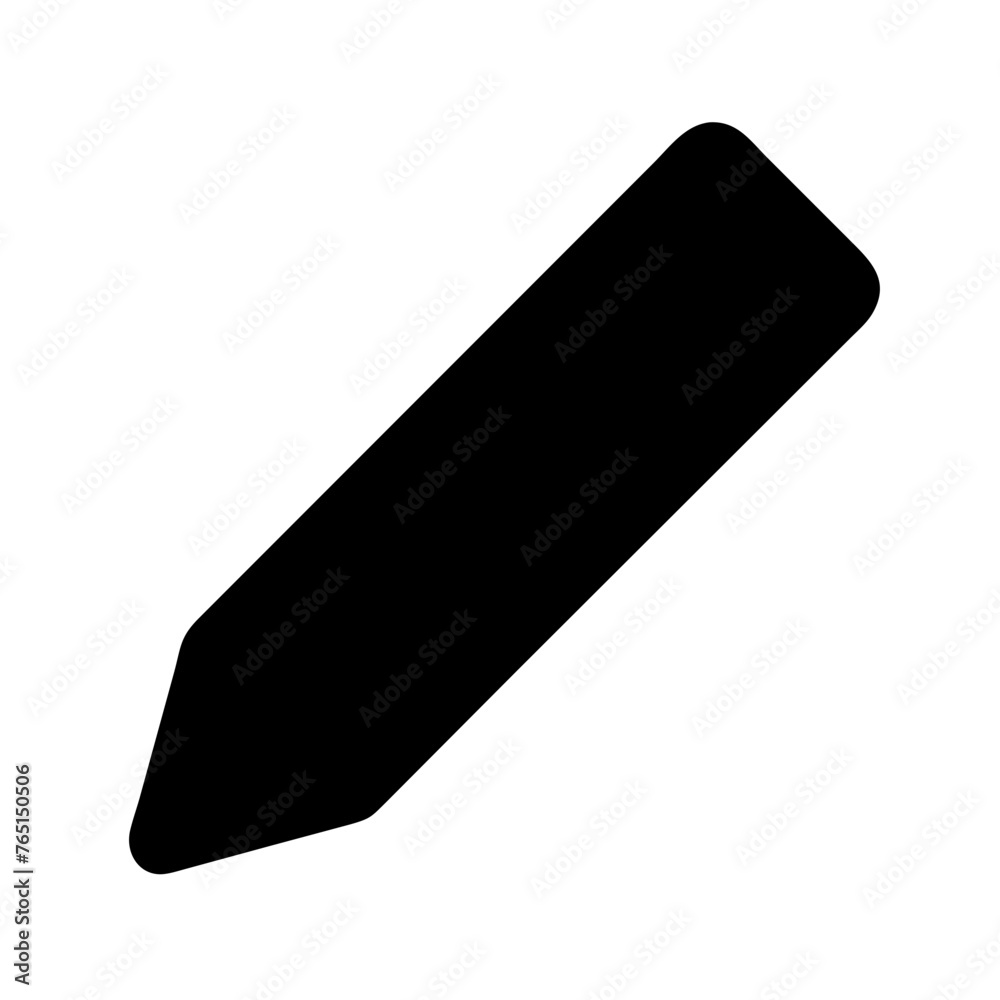 Pencil icon on a Transparent Background Pencil icon on a Transparent Background