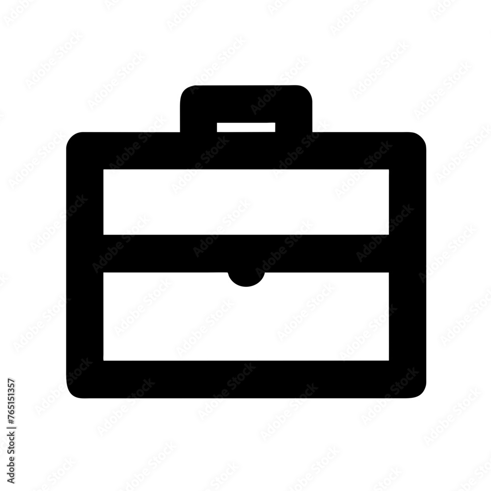 Briefcase icon on a Transparent Background Briefcase icon on a Transparent Background