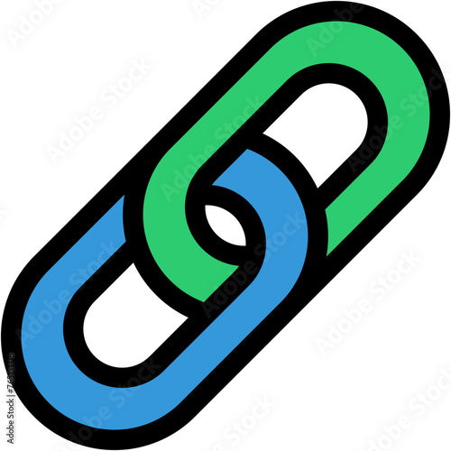 Vector Icon Chain, connect, connection, hook, join, link, union