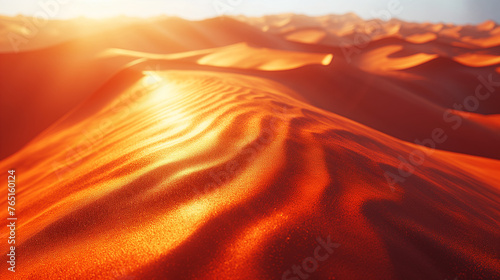 Hot sunny desert