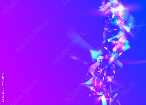 Color Burst. Happy Element. Unicorn Poster. Purple Glare Ribbon. Retro Holographic Explosion. Disco Background. Digital Paper. Carnival Effect. Blue Color Burst