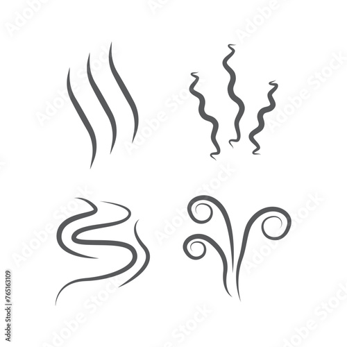 Aromas vaporize icon design, isolated on white background, vector illustration