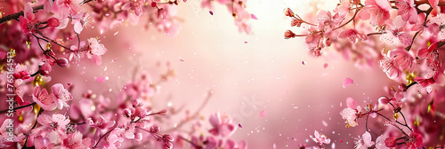 Sakuras Soft Whispers  A Ballet of Blooms Dancing in the Spring Breeze  Painting the World in Hues of Pink and Joy