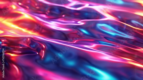 Close up view of a shiny surface, suitable for backgrounds or textures