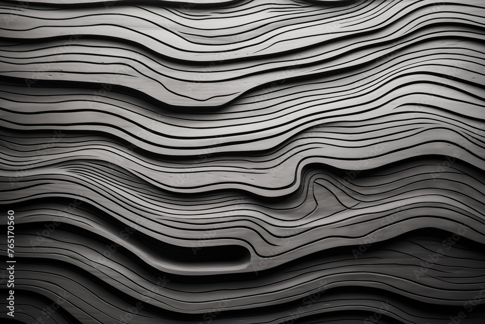 A long, curvy line of wood grain A long, curvy line of wood grain
