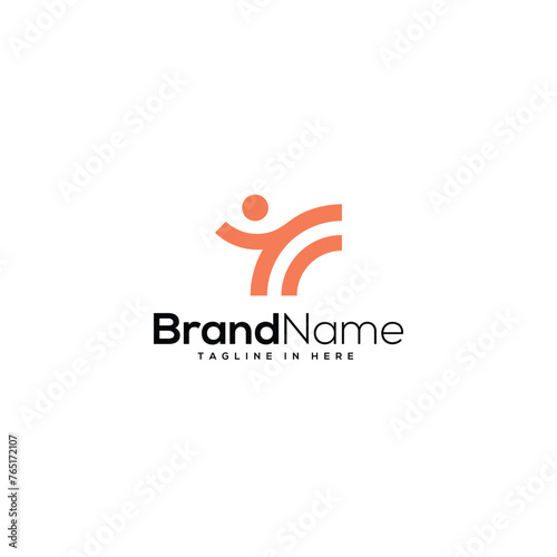 kick , karate ,wifi ,logo vector