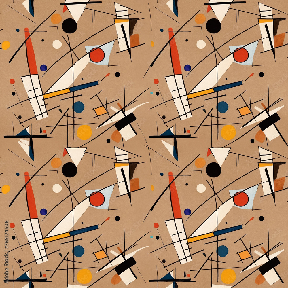 Seamless abstract watercolor chaotic geometric pattern Seamless abstract watercolor chaotic geometric pattern
