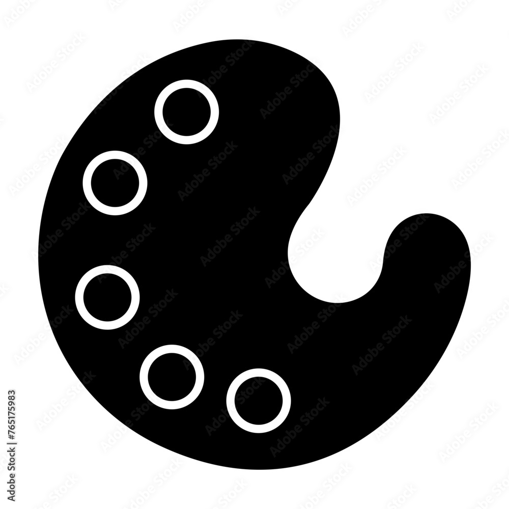 Color Palette Icon Design Color Palette Icon Design