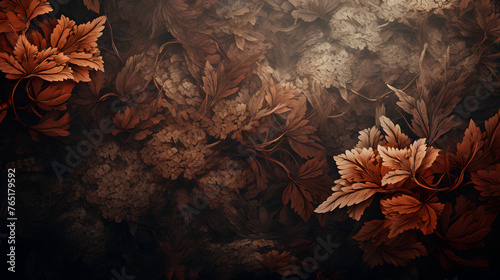 leafy background, nature background, leaf texture #765179592