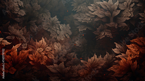 leafy background, nature background, leaf texture photo