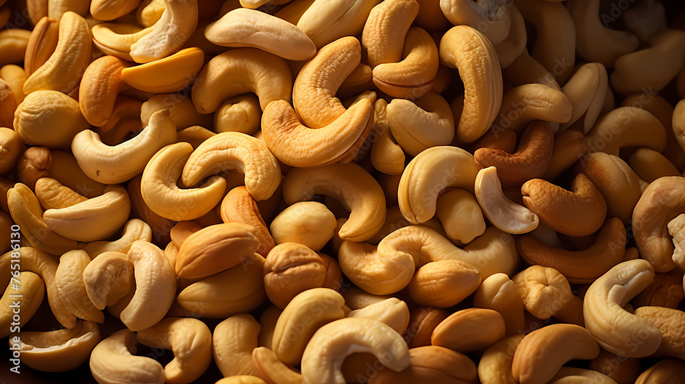 Food photography, fresh cashew nuts seamless background Food photography, fresh cashew nuts seamless background