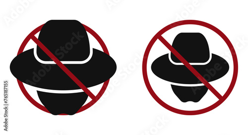 privacy incognito user ban prohibit icon. Not allowed privacy. Forbidden vpn