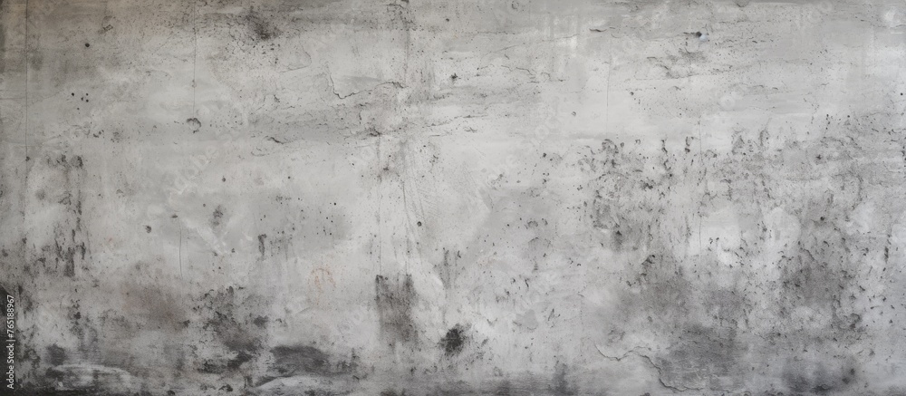Obraz premium A weathered concrete wall featuring a fire hydrant