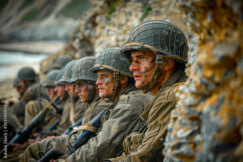 Allied Forces Facilitate Soldier Landings at Normandy: Streamlining Access to Historic Beachhead