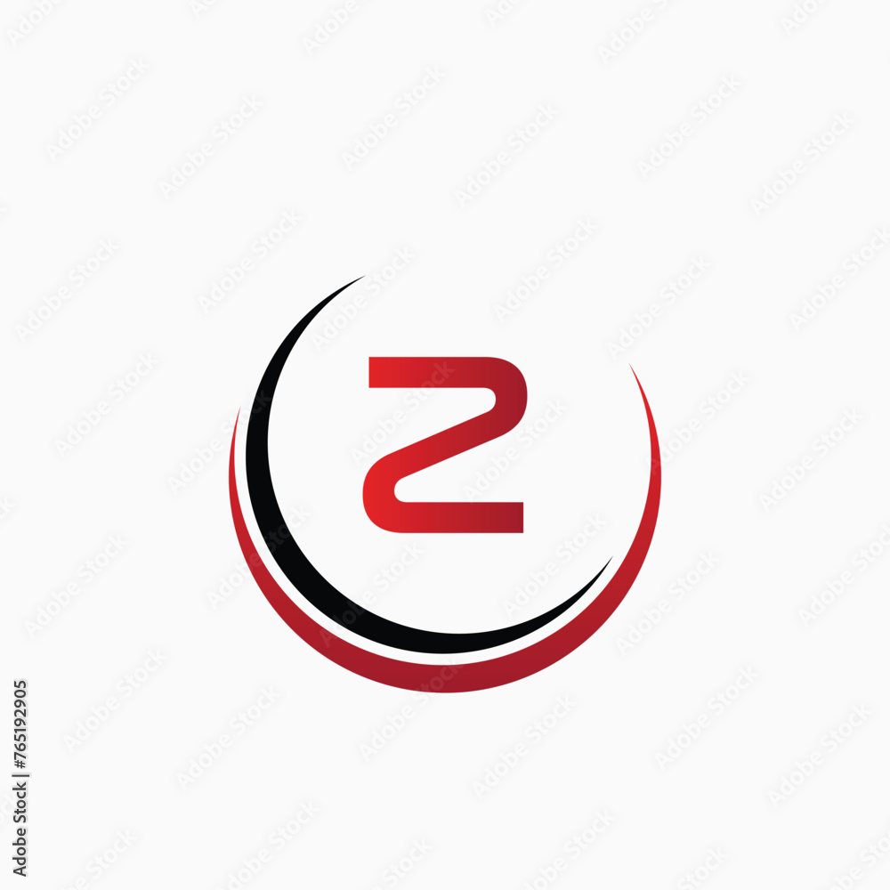 Circle Z Letter Digital Network , abstract Z dotted logo design. Circle Z Letter Digital Network , abstract Z dotted logo design.
