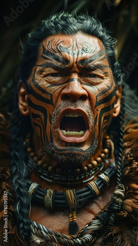 A Maori warrior whose haka causes seismic vibrations, detected by earthquake monitoring networks