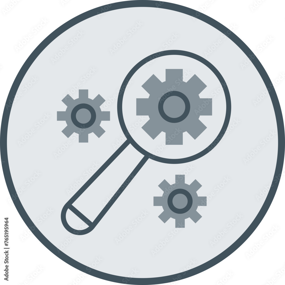 Keyword Optimization Line Fill Circle Icon Keyword Optimization Line Fill Circle Icon