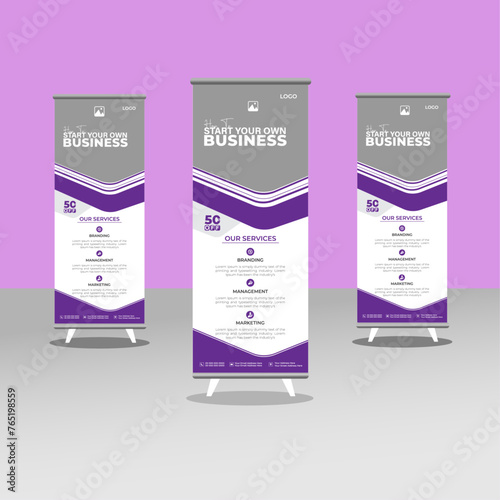 Collection of modern design , rollup design
