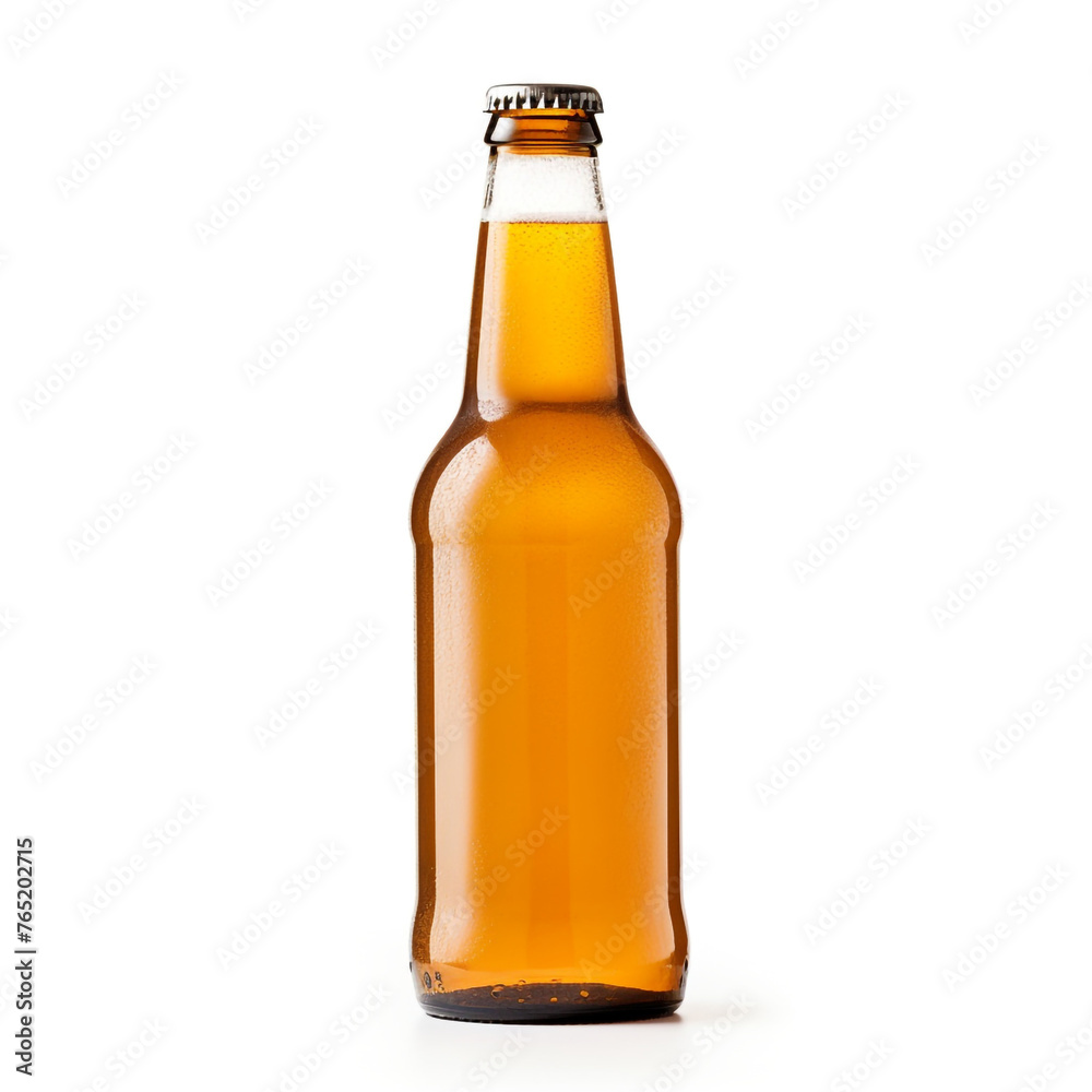 beer isolated on white background сreated with Generative Ai