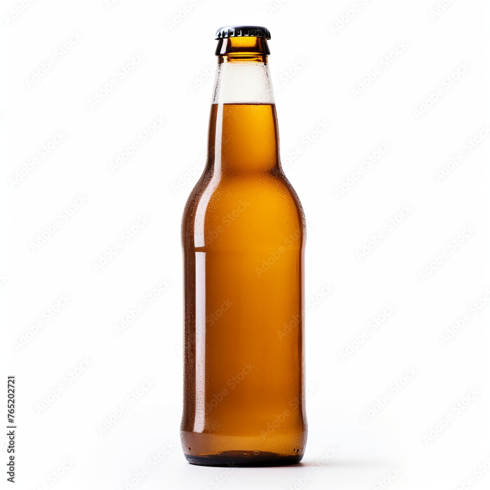 beer isolated on white background сreated with Generative Ai beer isolated on white background сreated with Generative Ai