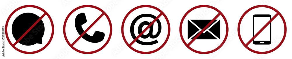 ban prohibit icon. Not allowed . Forbidden ban prohibit icon. Not allowed . Forbidden