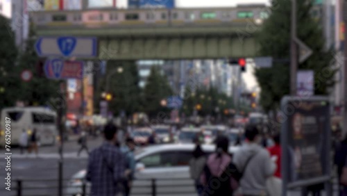Wallpaper Mural Akihabara Electronic Town in Tokyo, Japan - Blurred Torontodigital.ca