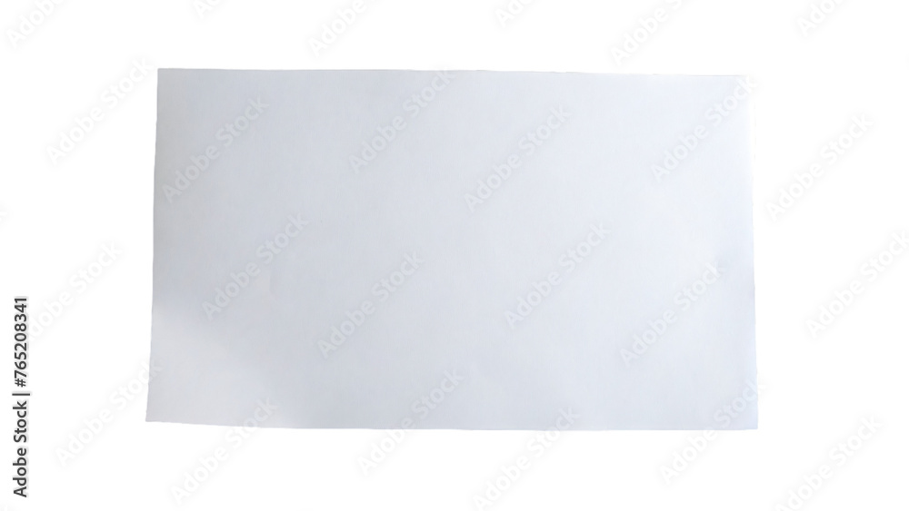 White Blank Paper Template with Space for Design, 3D Illustration White Blank Paper Template with Space for Design, 3D Illustration