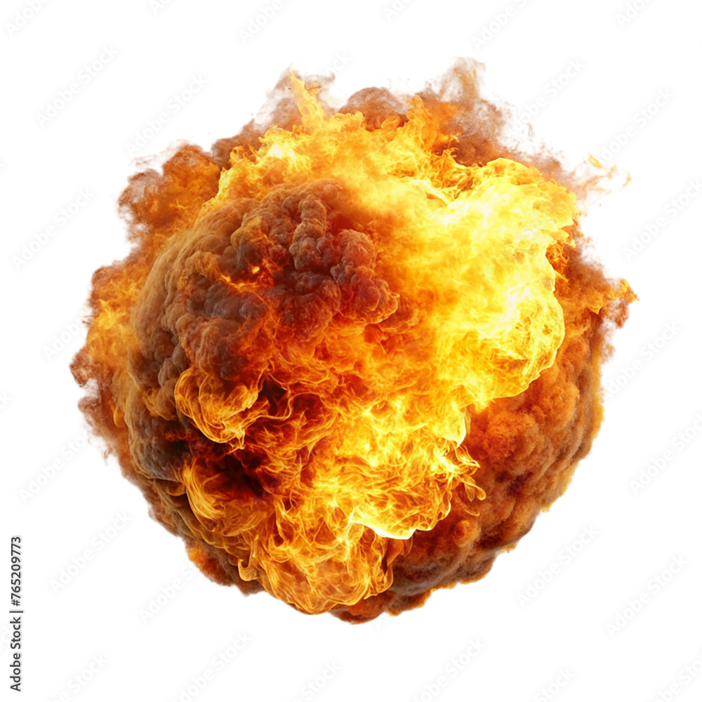 Realistic fiery explosion in circle. isolated on a transparent background. Realistic fiery explosion in circle. isolated on a transparent background.