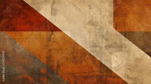 Weathered geometric pattern with a grungy, industrial feel.