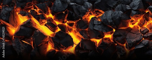 Burning coals