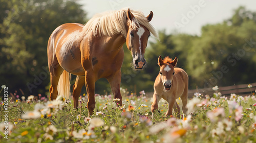 horse in a meadow