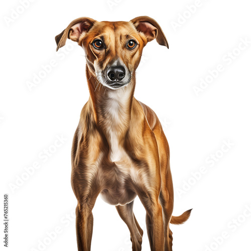 dog isolated on white