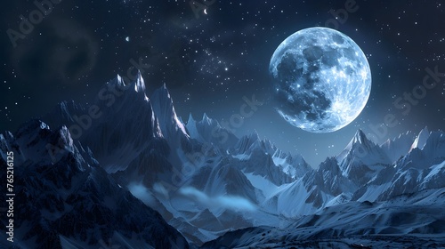 moon in the mountain 