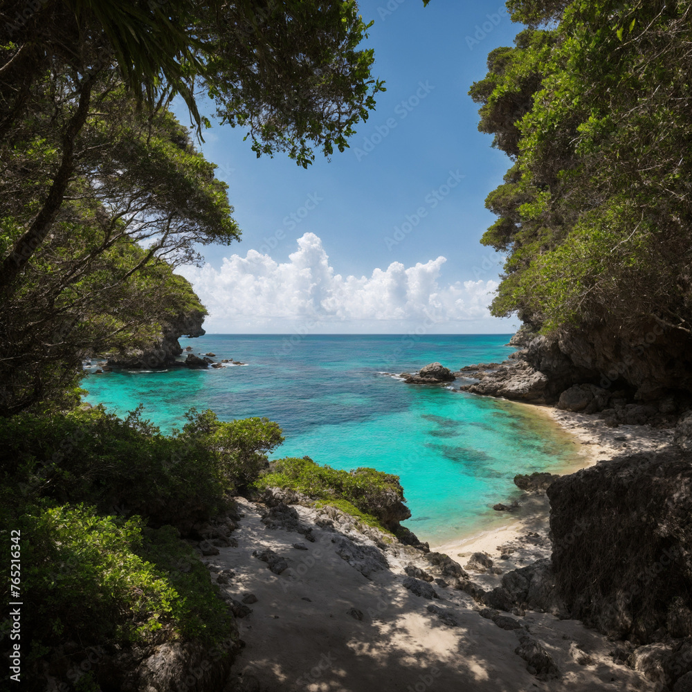 Fototapeta premium beach lagoon