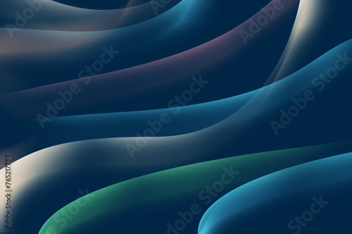Abstract background : Vintage color line curve aurora