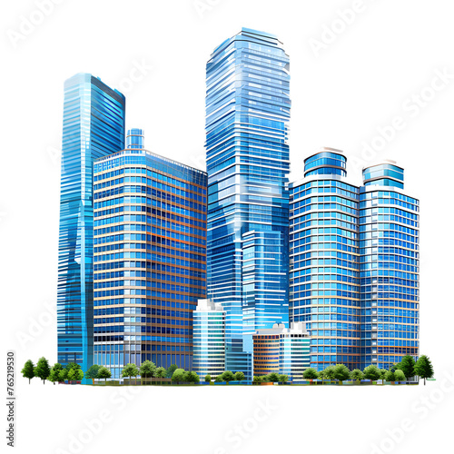 modern city buildings