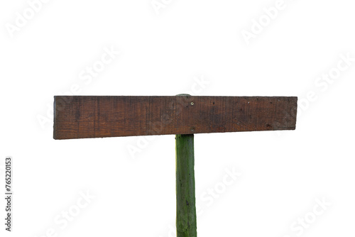 Wooden Signpost isolated background