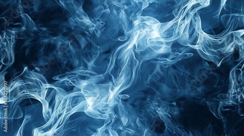 Abstract smoke with frame for wallpaper design, digital art © Bijac