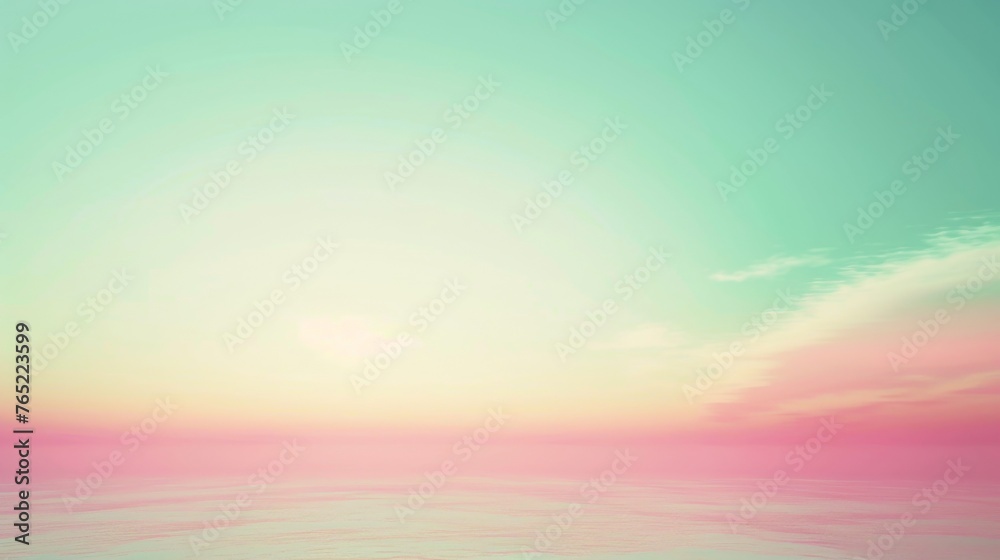 Serene pastel sky gradient as a calming abstract background. Dreamy pastel colors blending in a peaceful sky. Gentle gradient of pastel hues for a tranquil design.