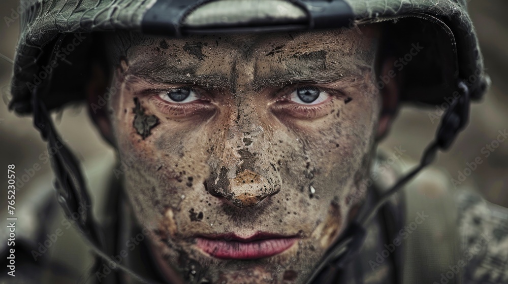 soldier looking at camera pretty sad and worried. world war concept in high resolution and quality soldier looking at camera pretty sad and worried. world war concept in high resolution and quality