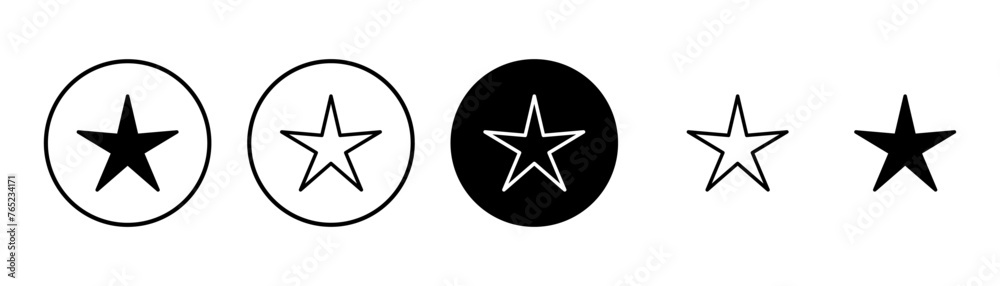 Star Icon vector isolated on white background. Star vector icon. Rating symbol Star Icon vector isolated on white background. Star vector icon. Rating symbol
