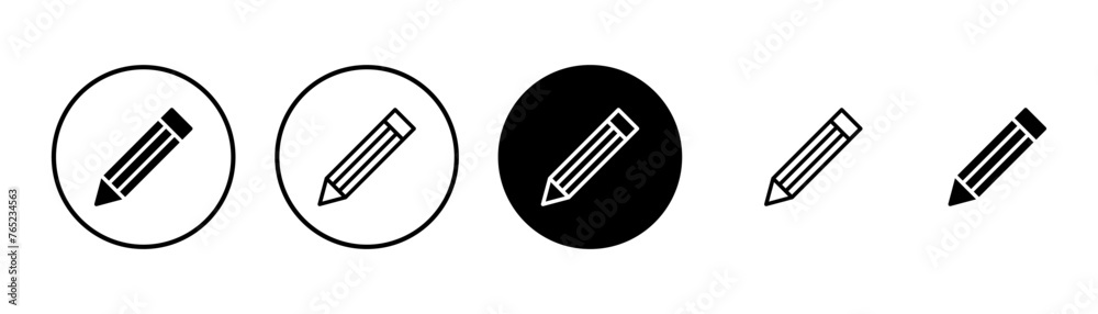 Pencil icon vector isolated on white background. Pencil vector icon Pencil icon vector isolated on white background. Pencil vector icon