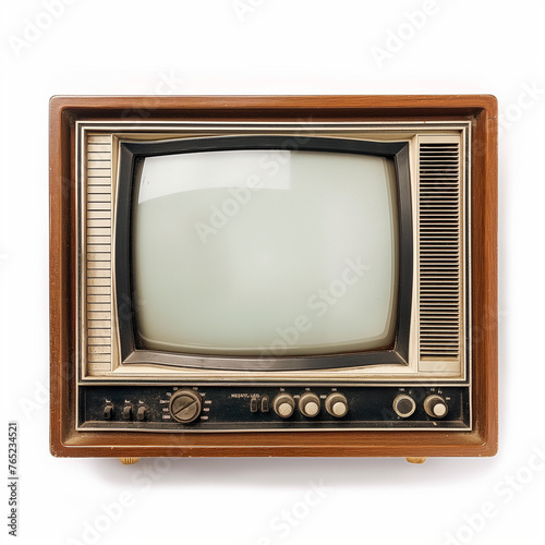 Retro TV on a white background